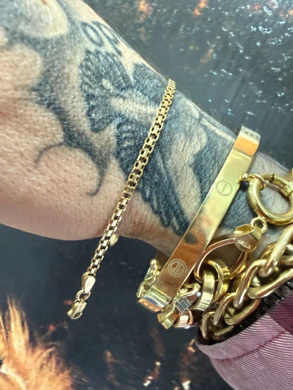 Pulseira Bismarck de ouro 18k procedência garantia eterna - Foto 2