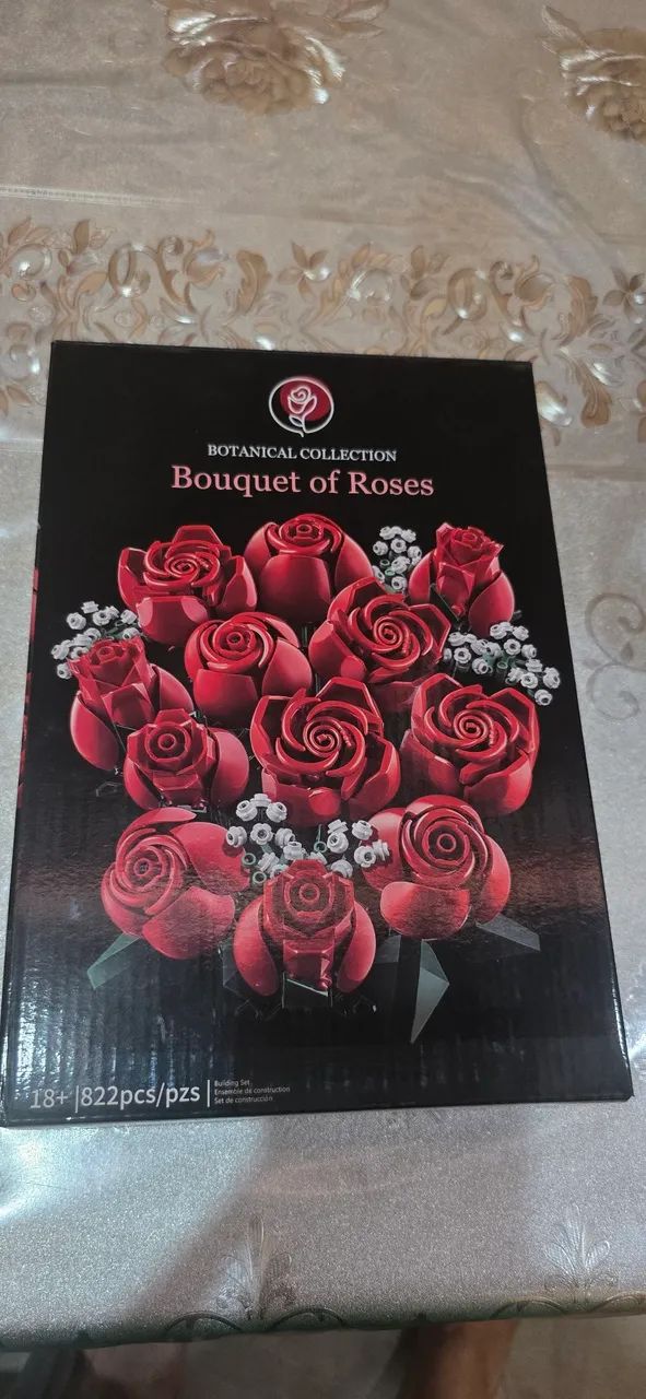 Lego buque de rosas bricsarts