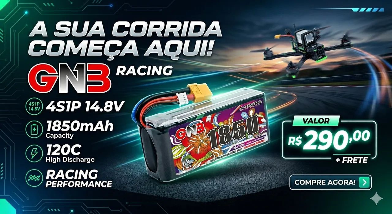 Bateria LIHV GNB 4S 1850mah 120C. XT60. 