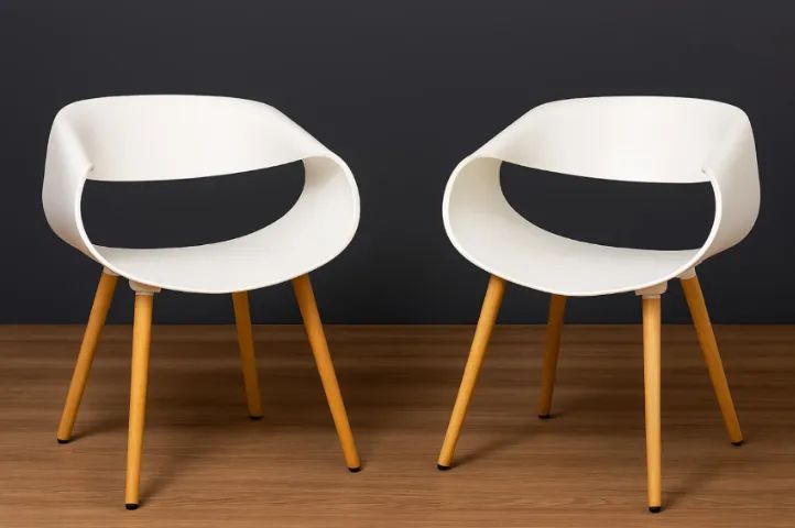 2 Cadeiras Tipo Eames mas é um modelo internacional - Foto 2