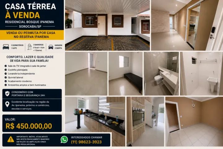 Casa Térrea Residencial Bosque Ipanema