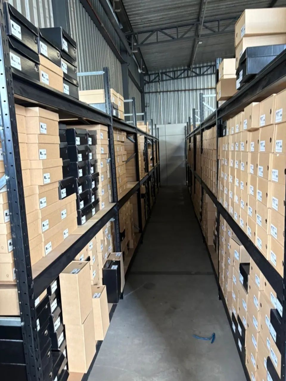 Mini porta pallet estante para estoque de calçados - Foto 2