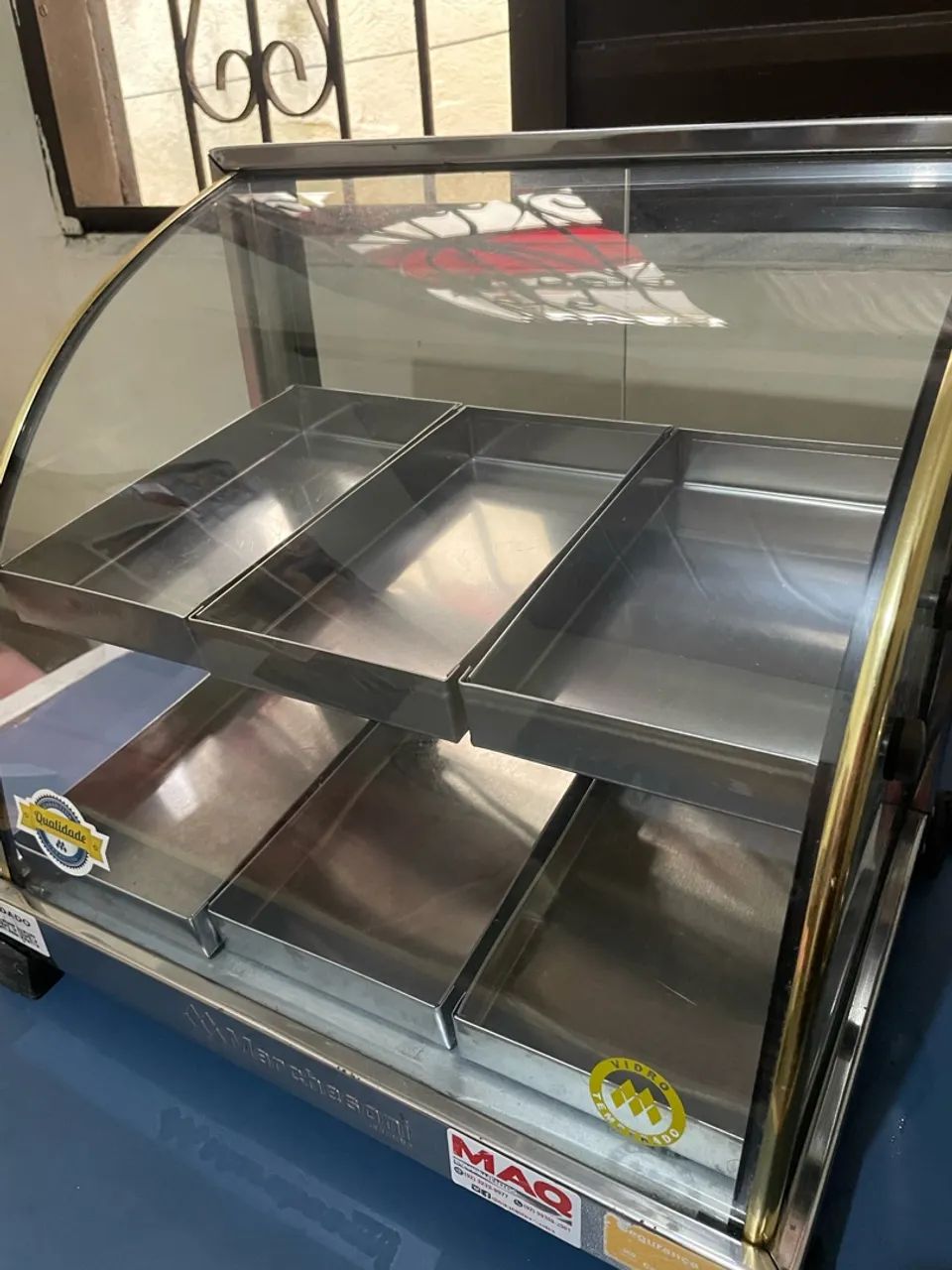 Expositor/Vitrine de Salgados com 6 bandejas - Foto 5
