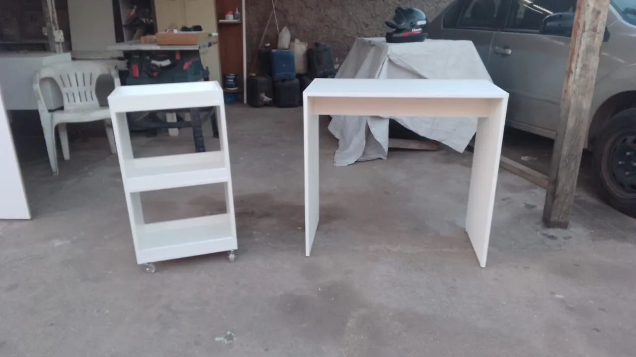 Carrinho Auxiliar de MDF Grande 160$  - Foto 4