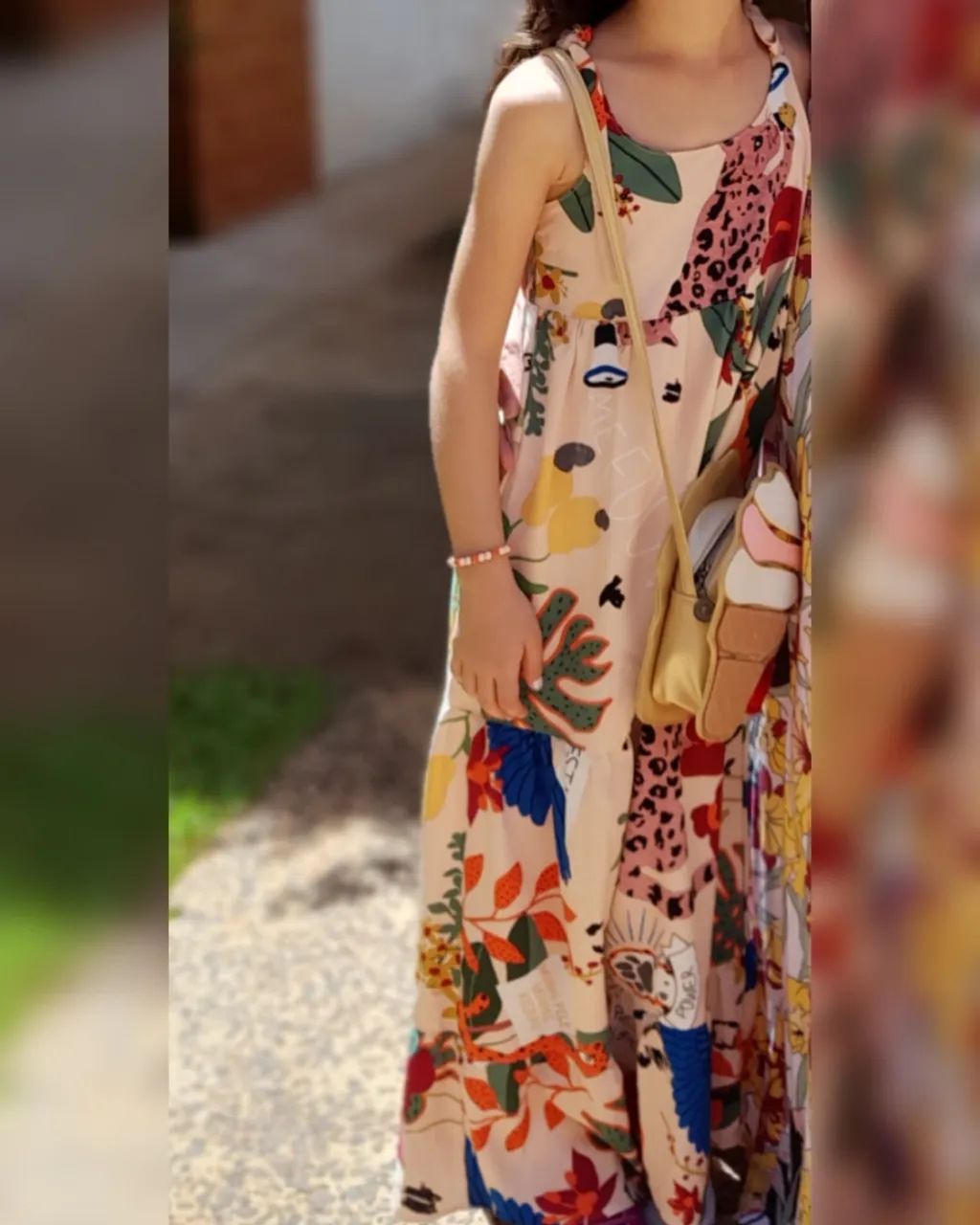 Vestido longo menina tam 8  - Foto 2