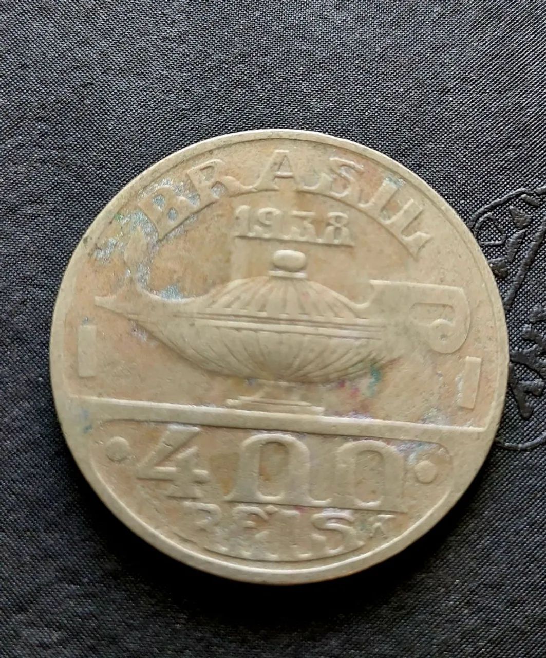 Moeda de 400 reis ( Edição de 1926 1918 e 1938) - Foto 4