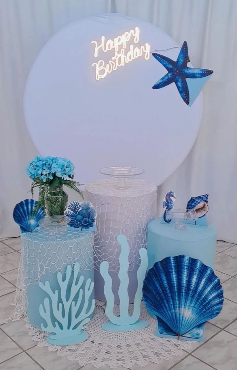 Decoração tema fundo do mar - Foto 2
