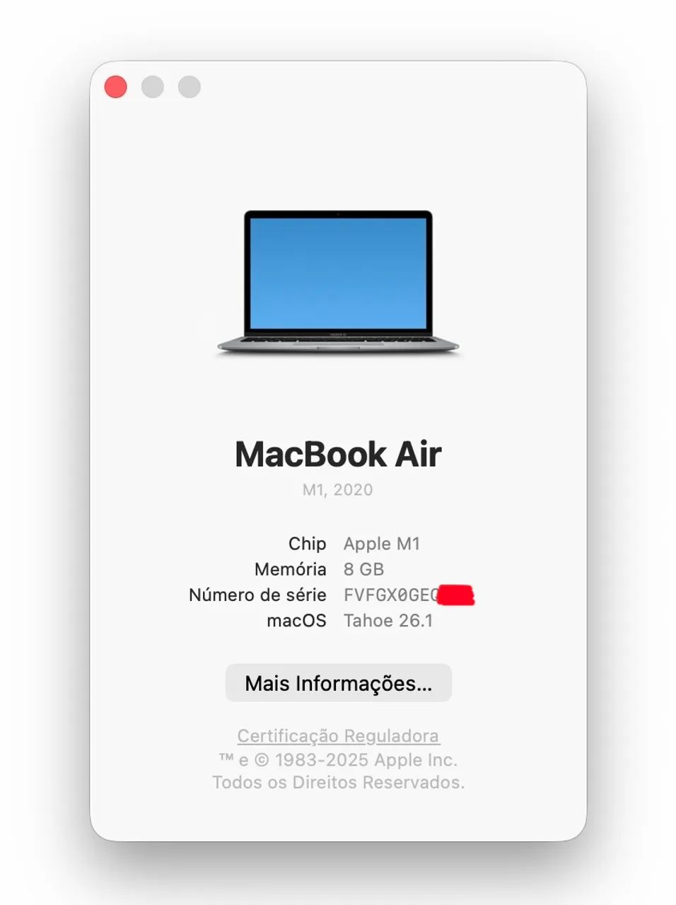 Macbook air m1 8gb / 128gb LOJA FÍSICA saúde da bateria 84% ( 13 polegadas space gray ) - Foto 4