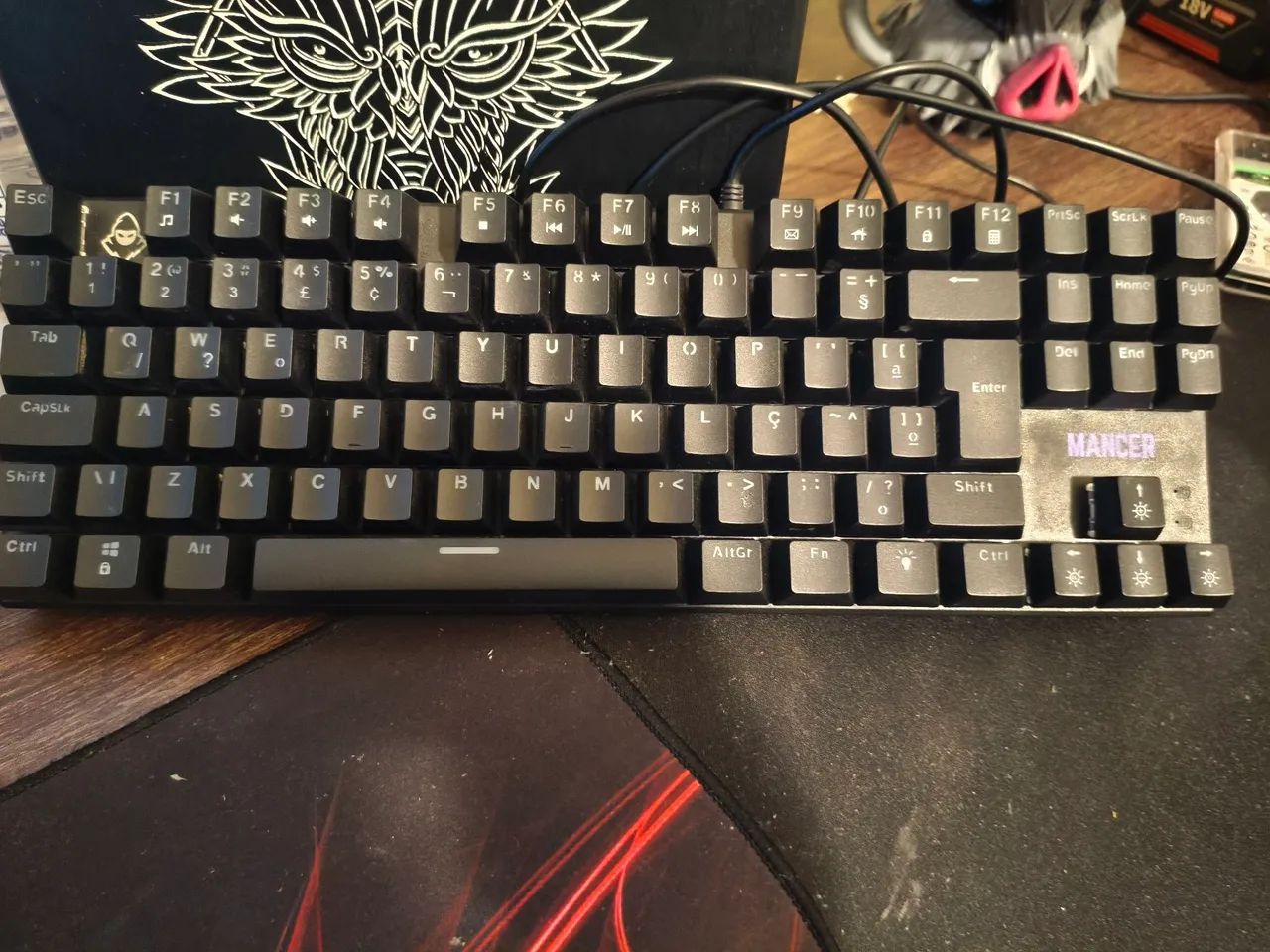 Teclado mancer Ghoul MK2 switch red - Foto 4