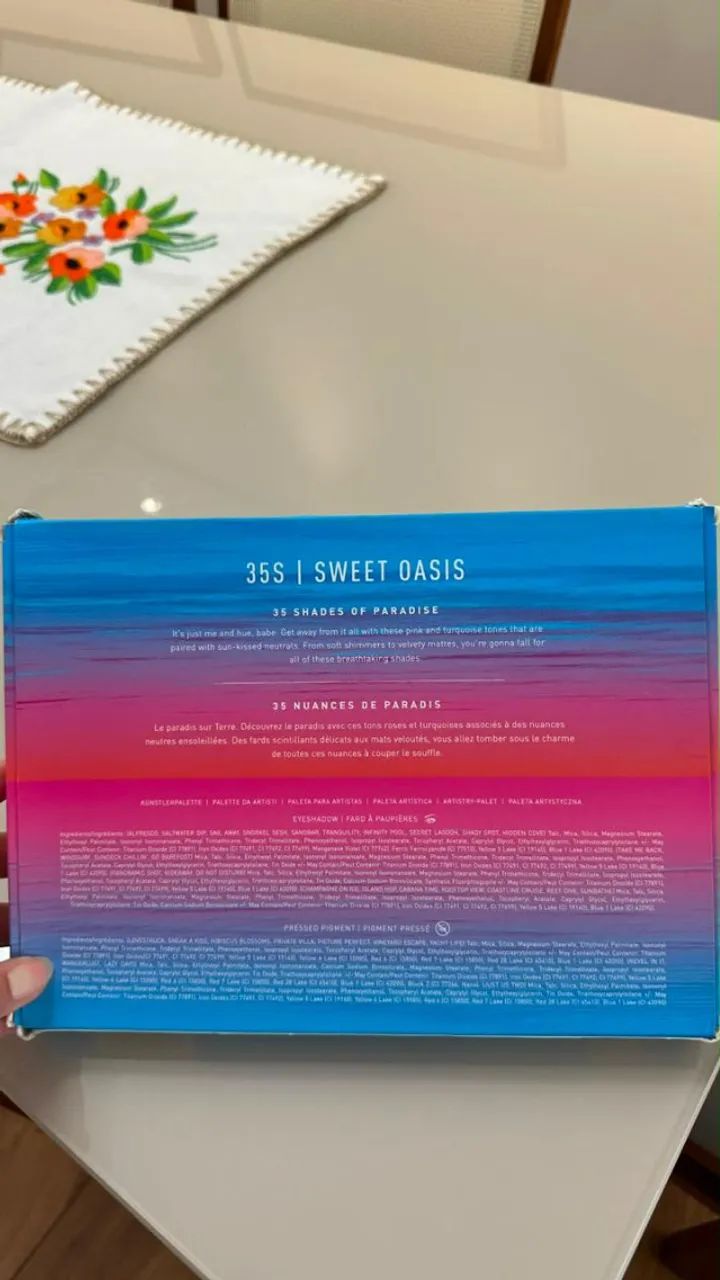 Paleta de Sombras Morphe 35S Sweet Oasis - Original e Nova (Sem Uso) - Foto 3