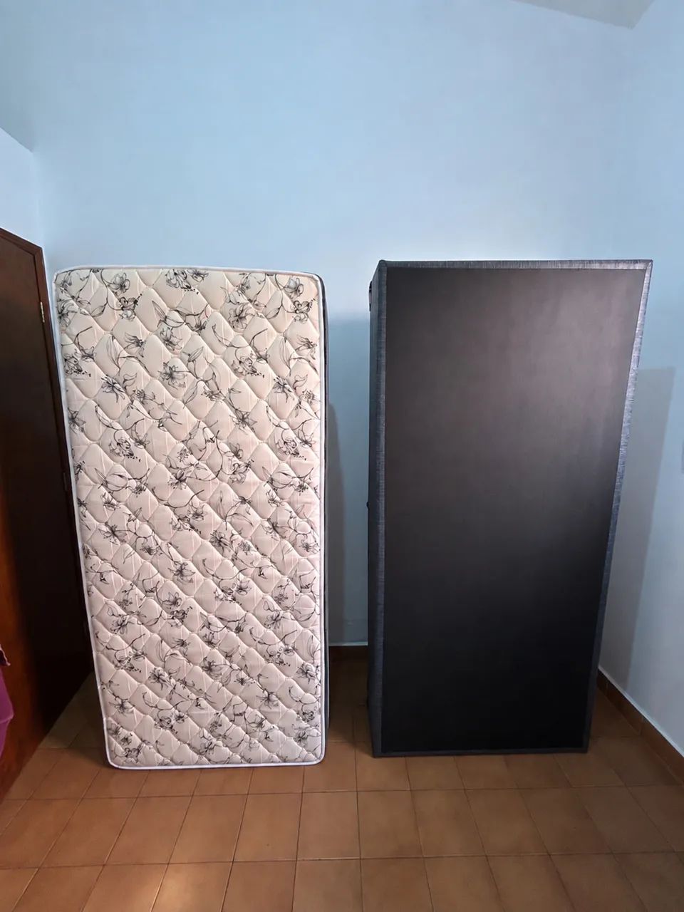 CAMA BOX SOLTEIRO COMPLETA