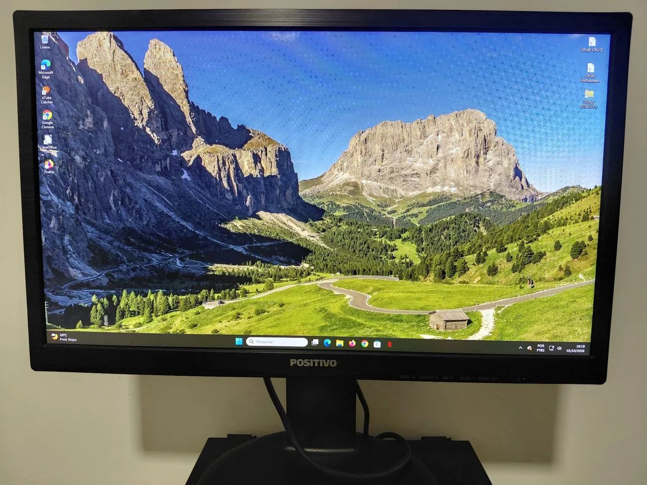 Monitor led 21,5" Full HD