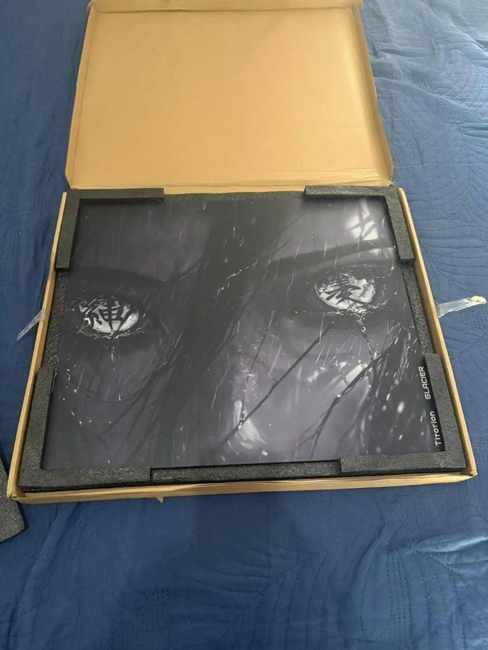 Mouse Pad de Vidro Titorion GLACIER 49x42 SPEED Silent Eyes