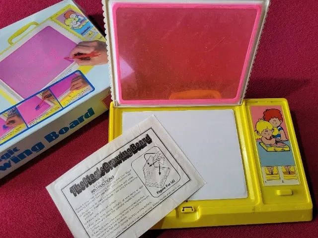 Brinquedo importado ?The  Magic Drawing Boar? Anos 1986 - Foto 4