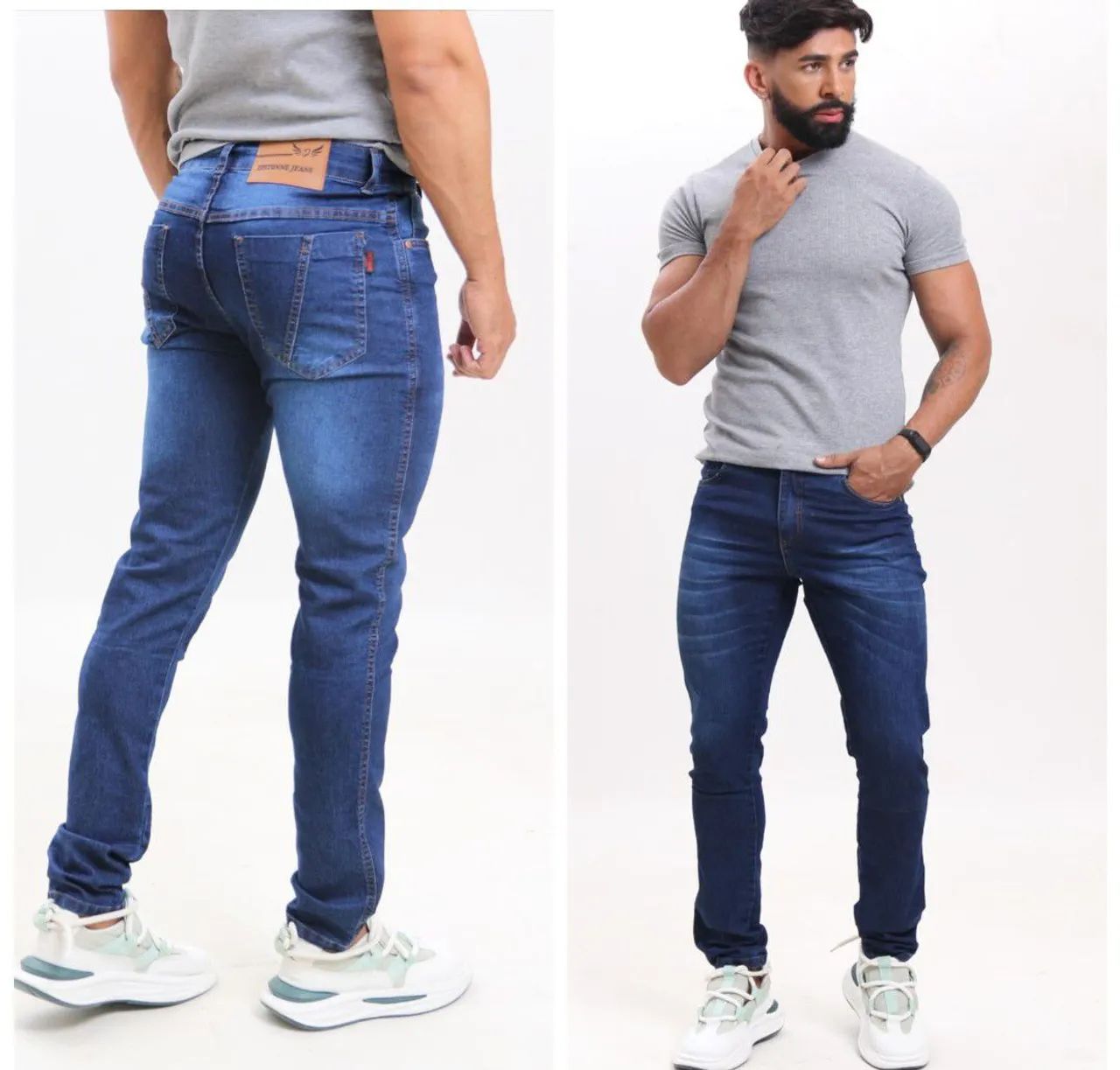 Calça jeans masculina  - Foto 3