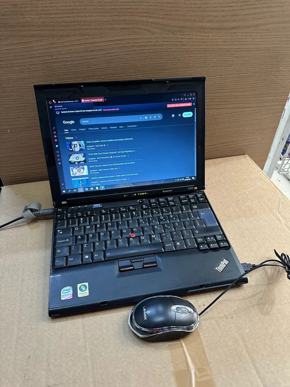 Notebook X200 320 gb de hd e 4 gb de ram  - Foto 2