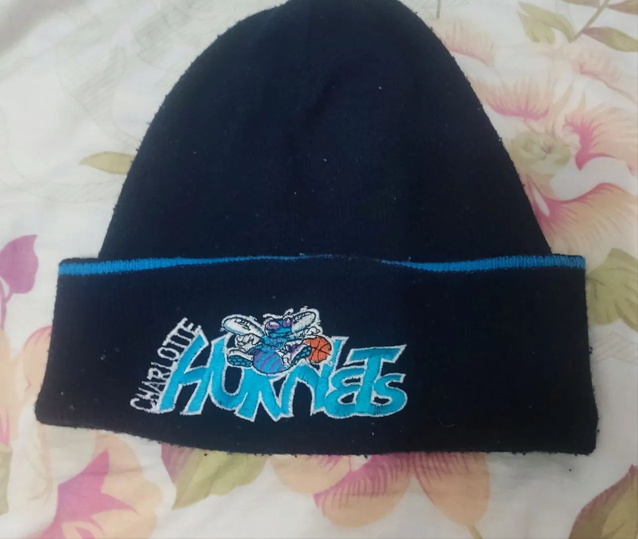 Touca ice nba Charlotte Hornets lã dupla face - Foto 2