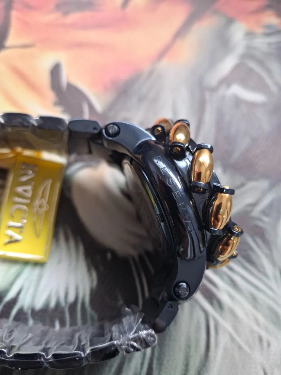 Relógio INVICTA RESERVE HYPER BEAST GOLD LABEL MULTIFUNCIONAL  - Foto 3