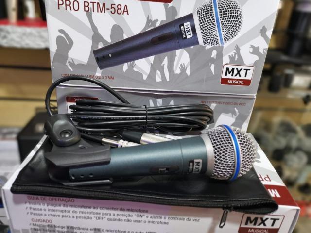 Microfone Dinâmico Btm58 Mxt Perfeito! - Foto 5