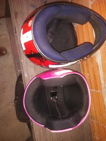 2 capacetes semi-novo por apenas 50 reais - Foto 4