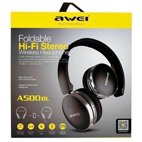 Fone Headphone Stereo Bluetooth Original Awei A500bl (loja)