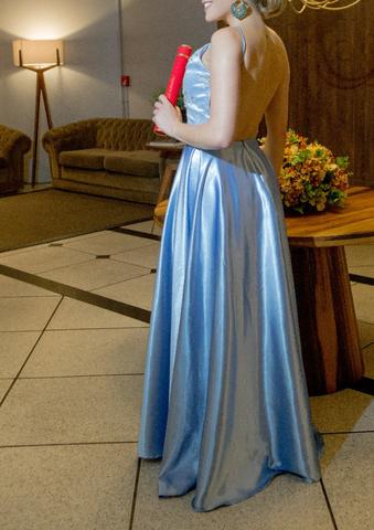 Vestido de Festa Azul