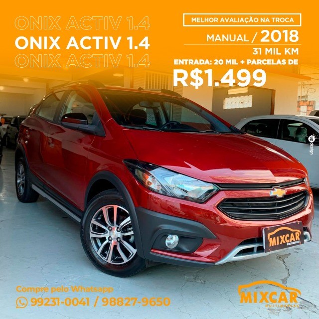 ÔNIX ACTIV 1.4 2018! IMPERDÍVEL!