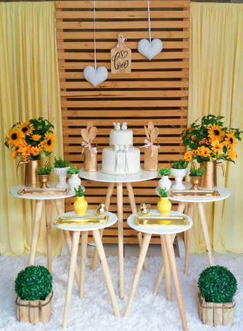 Decoração chá de cozinha tema girassol pegue e monte - Objetos de decoração - Vila Vilas Boas, Campo Grande 849639323 | OLX