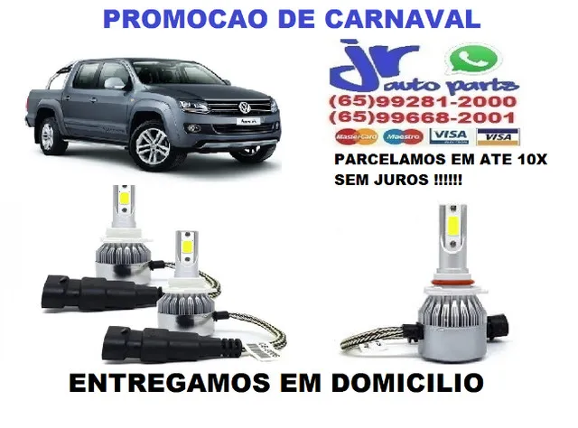 Lampada Ultra LED (baixa)Amarok 6000K 12V 24V
