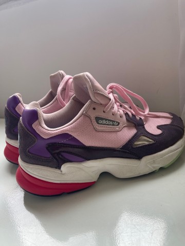 adidas falcon rosa e roxo