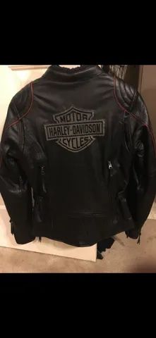 Jaqueta Harley Davidson de couro impermeável  - Foto 2