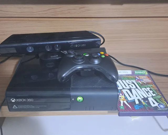 Xbox 360 Bloqueado C/ Controle & Kinect S/ Jogos - DFG