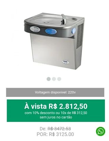Bebedouro de Pressão BDF100 IBBL 220v.<br><br>Modelo: BDF100<br><br>SEMI NOVO!!!