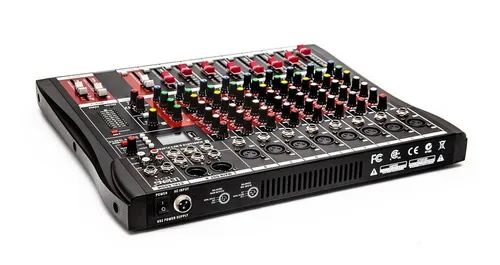 Mesa De Som 8 canais Bluetooth USB Mixer Mp3 Digital Lelong LE-711 - Foto 3