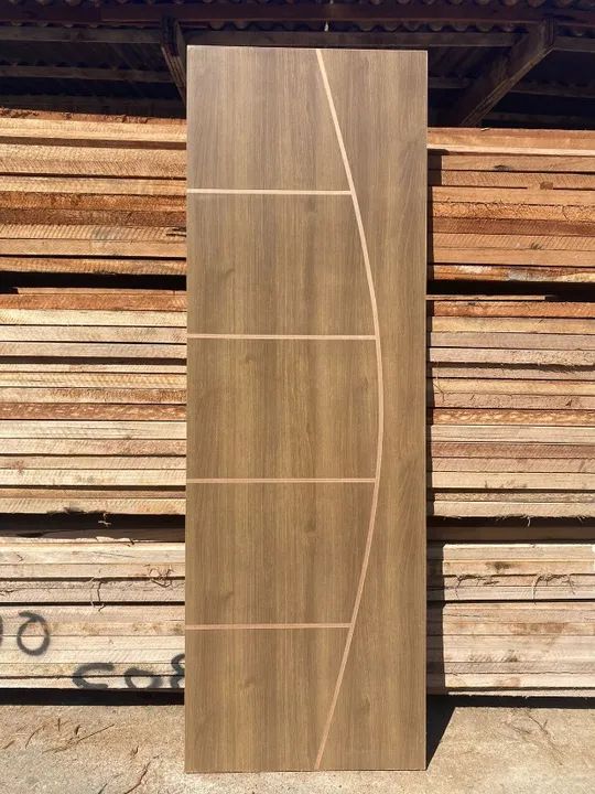 Porta Interna Mdf cor Imbuia - 60cm 70cm e 80cm 
