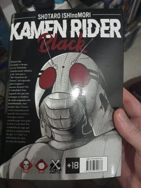 Mangá Kamen Rider Black volume 3 newpop editora