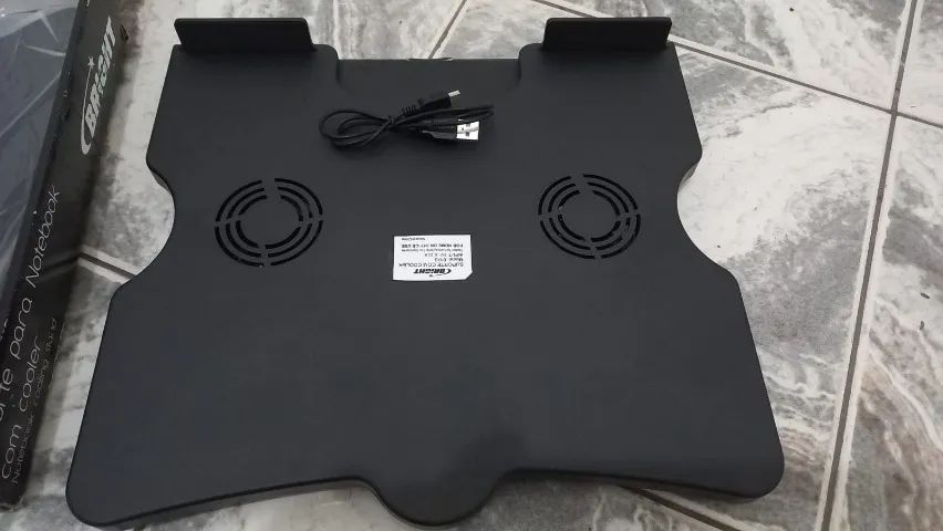 SUPORTE  PARA NOTEBOOKS COM  COOLER PARA 8 POSIÇÕES