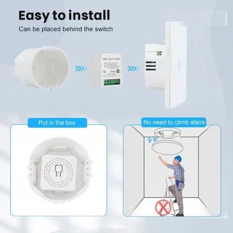 Tronsforme Lampada Tomada em Inteligente Wifi Tuya, compatível com Alexa  - Foto 2
