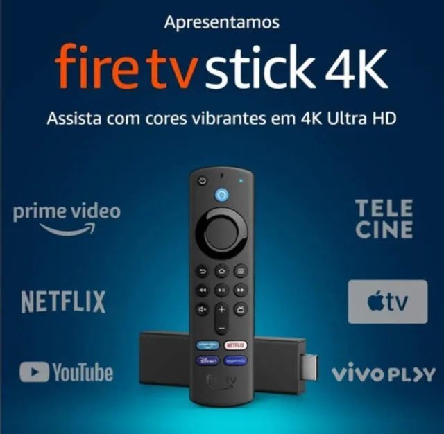 Amazon Fire Tv Stick 4k com Alexa e Comandos de voz - Foto 2