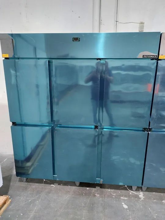 Geladeira comercial 6 portas inox 1200 litros nova pronta entrega 