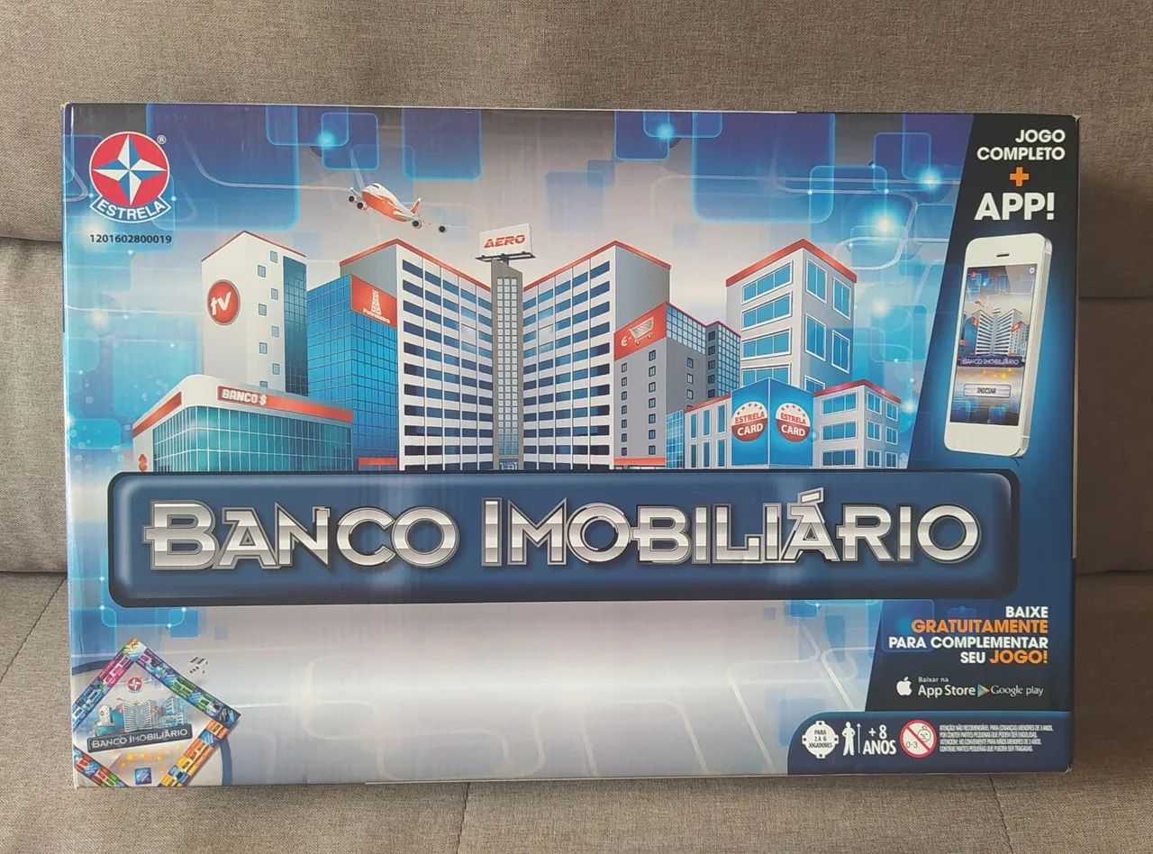 Jogo de Tabuleiro Banco Imobiliário ESTRELA. COMPLETO e todo ORIGINAL com a caixa. - Foto 5