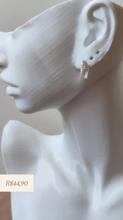 Brindo  cravejado prata 925 - Foto 2