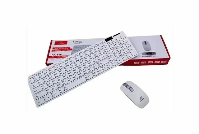 Kit teclado + mouse sem fio