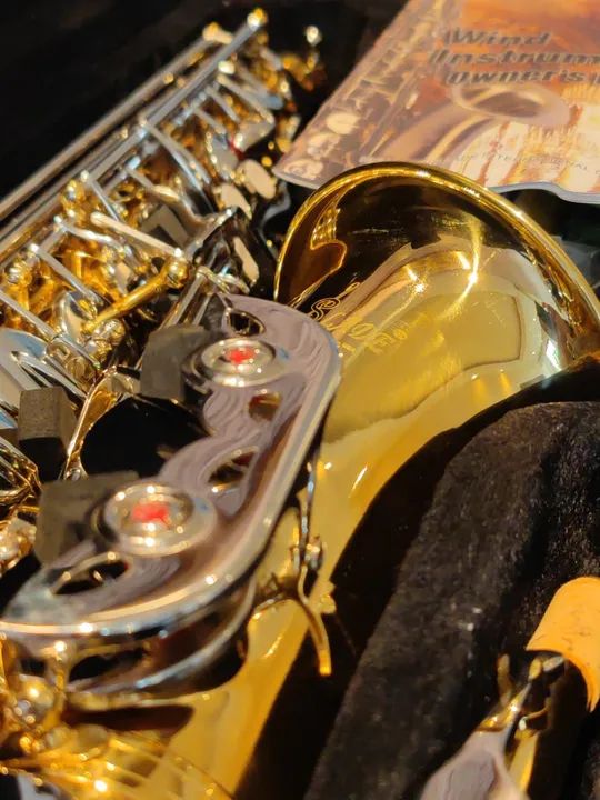 R$ 2.300,00 Sax Alto Novo Designed by USA - Foto 3
