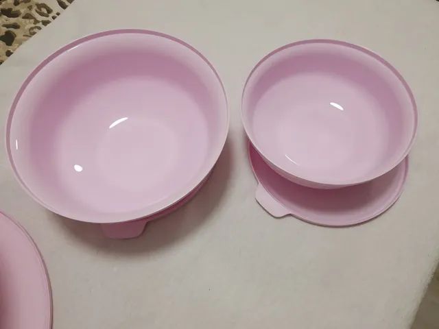 Tupperware conjunto rosa claro  - Foto 4