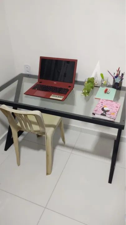 Mesa de Escritório de vidro  - Foto 2