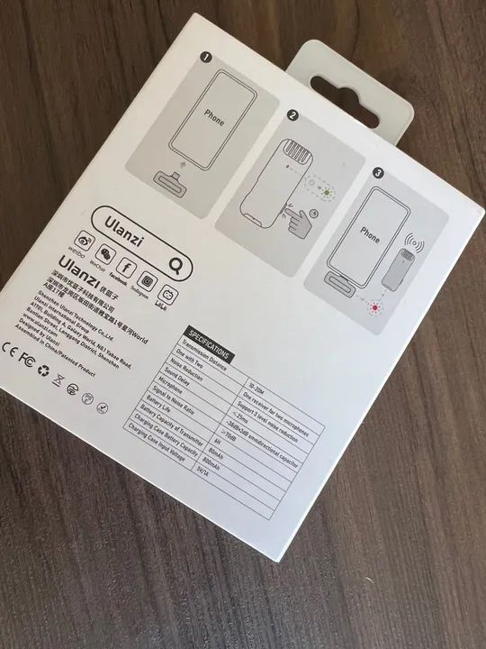 Microfone sem fio j12 ulanzi - Foto 2