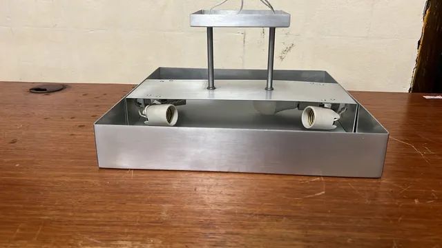 Luminaria lustre de aluminio - Foto 3