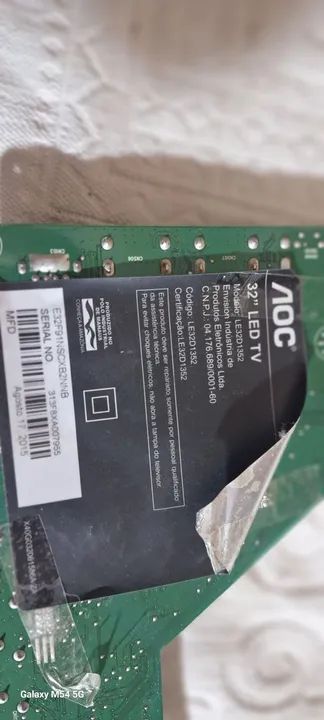 Placa Mãe para TV - Peça para TV,aoc,le32d1352 - Foto 2