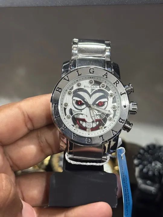 Relógio Bvlgari Joker série prata - Acessórios - Sussuarana
